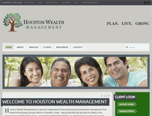 Tablet Screenshot of houstonwm.com